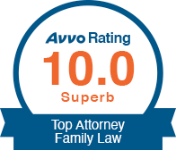 Rated 10.0 superb by Avvo in Family Law